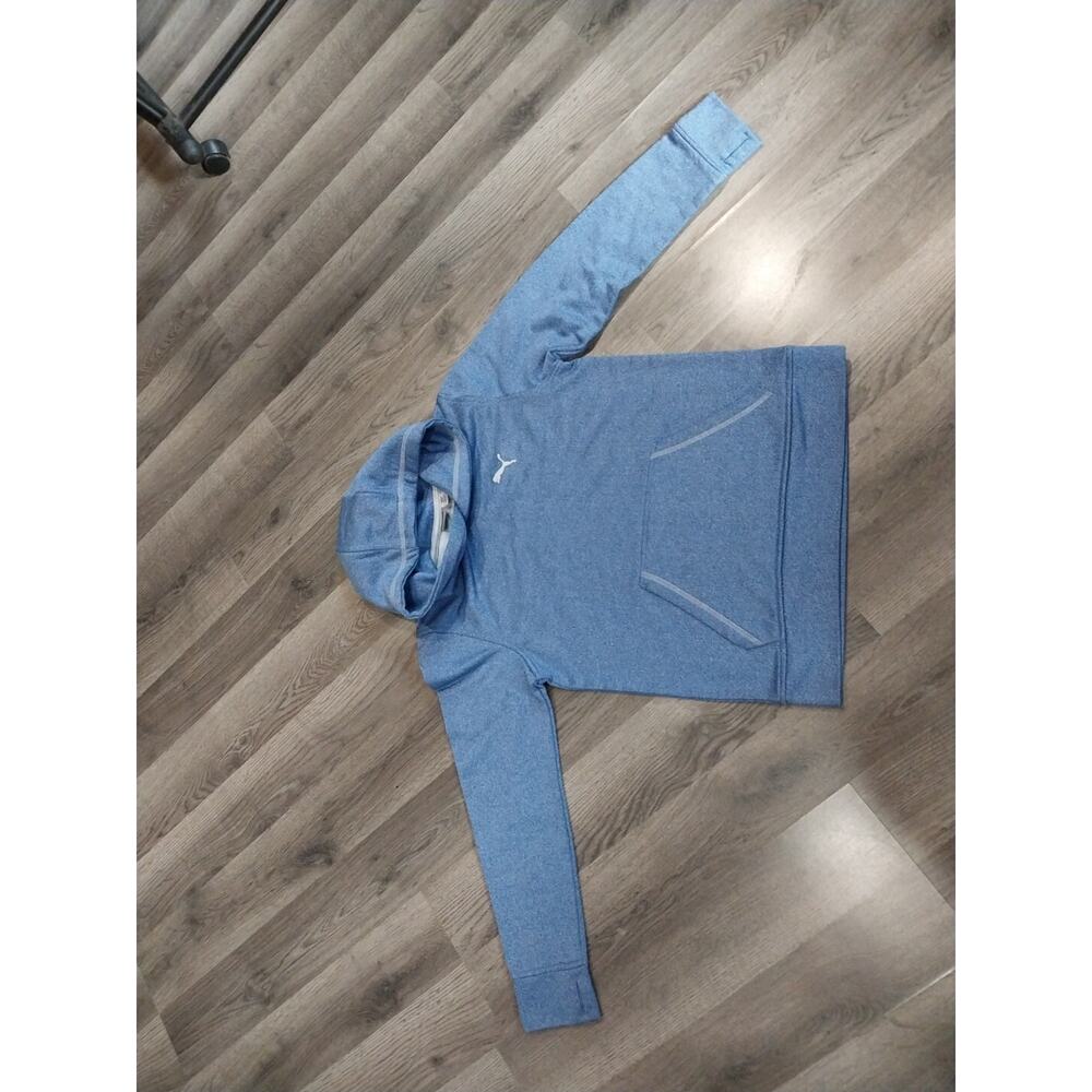 Puma Size 10/12 Unisex Hoodie Blue